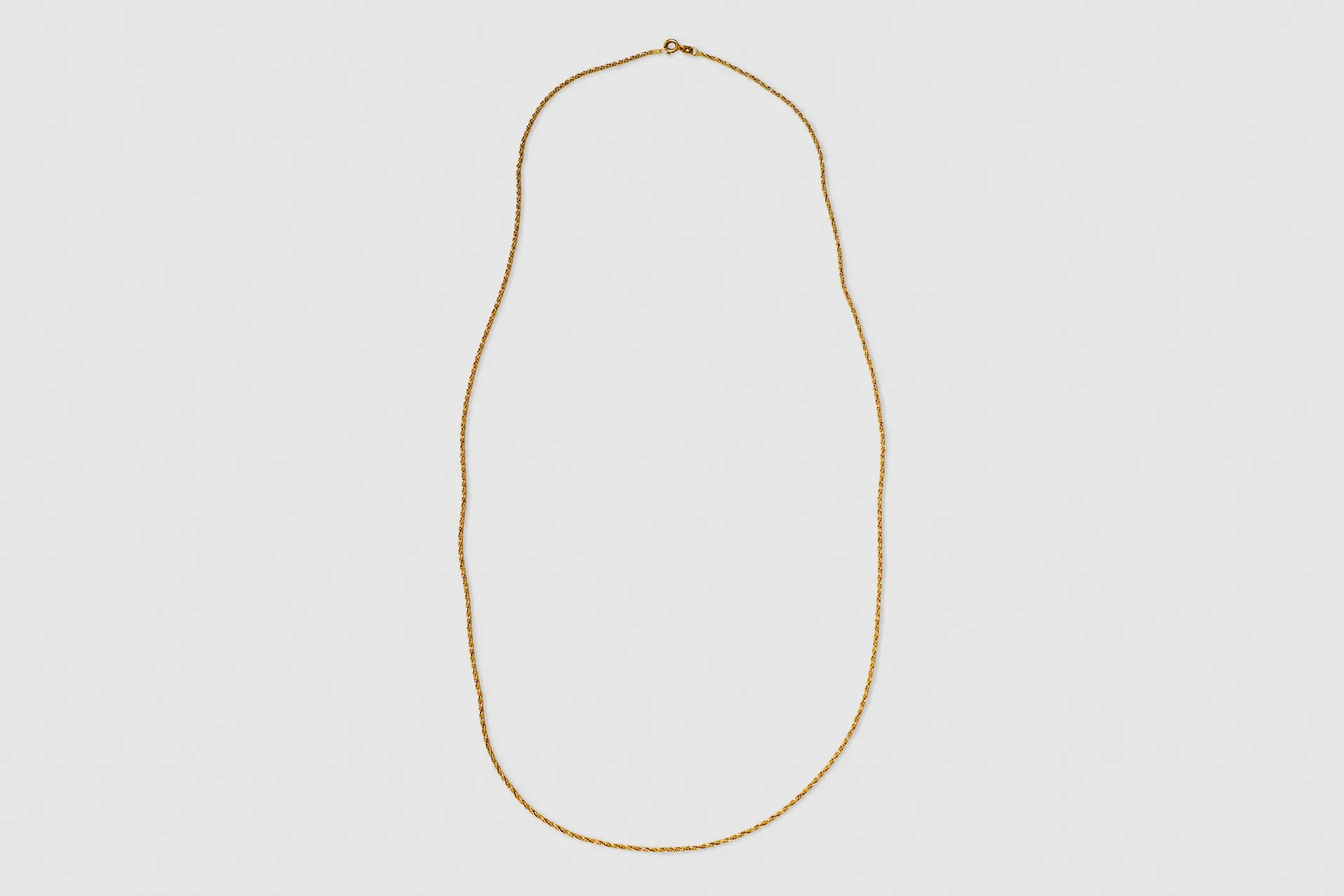 18 Carat Yellow Gold Woven Braided Link Chain