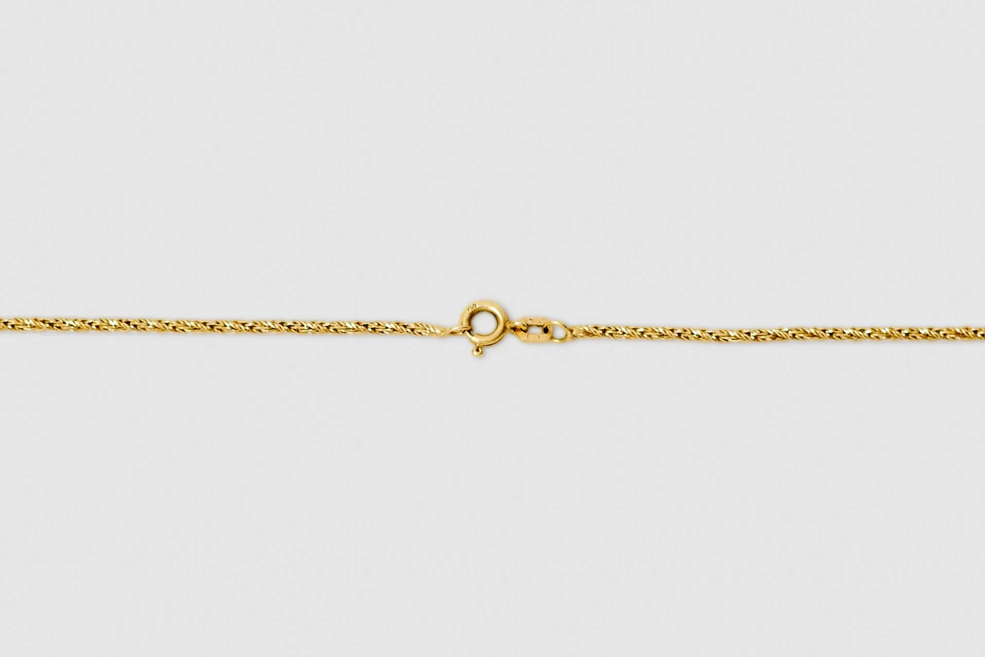 18 Carat Yellow Gold Woven Braided Link Chain