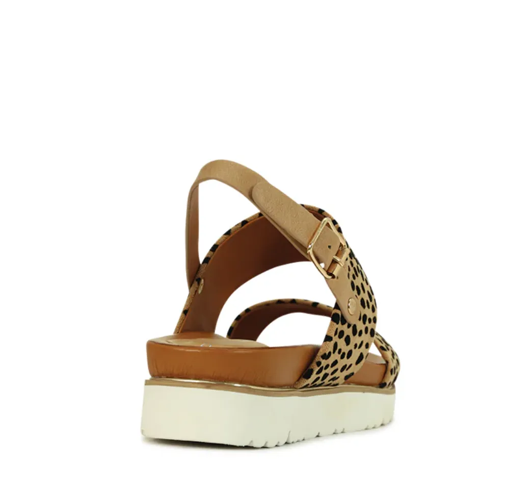 242145 Los Cabos Women's Cartia Cheetah Sandal