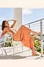 AA2AR171 Andre Assous Aria Woven Leather Espadrille Wedge Slides