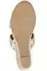 AA2AR171 Andre Assous Aria Woven Leather Espadrille Wedge Slides