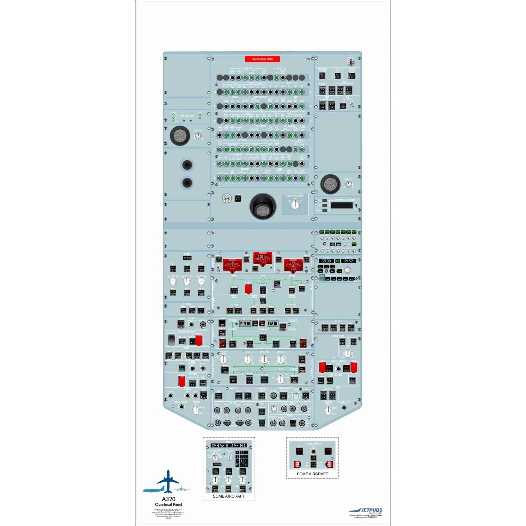 Airbus 18" x 36" Cockpit Posters