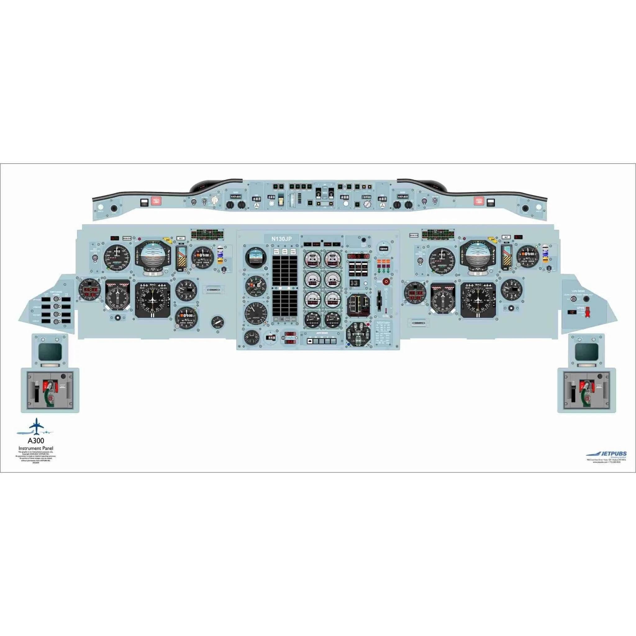 Airbus 18" x 36" Cockpit Posters