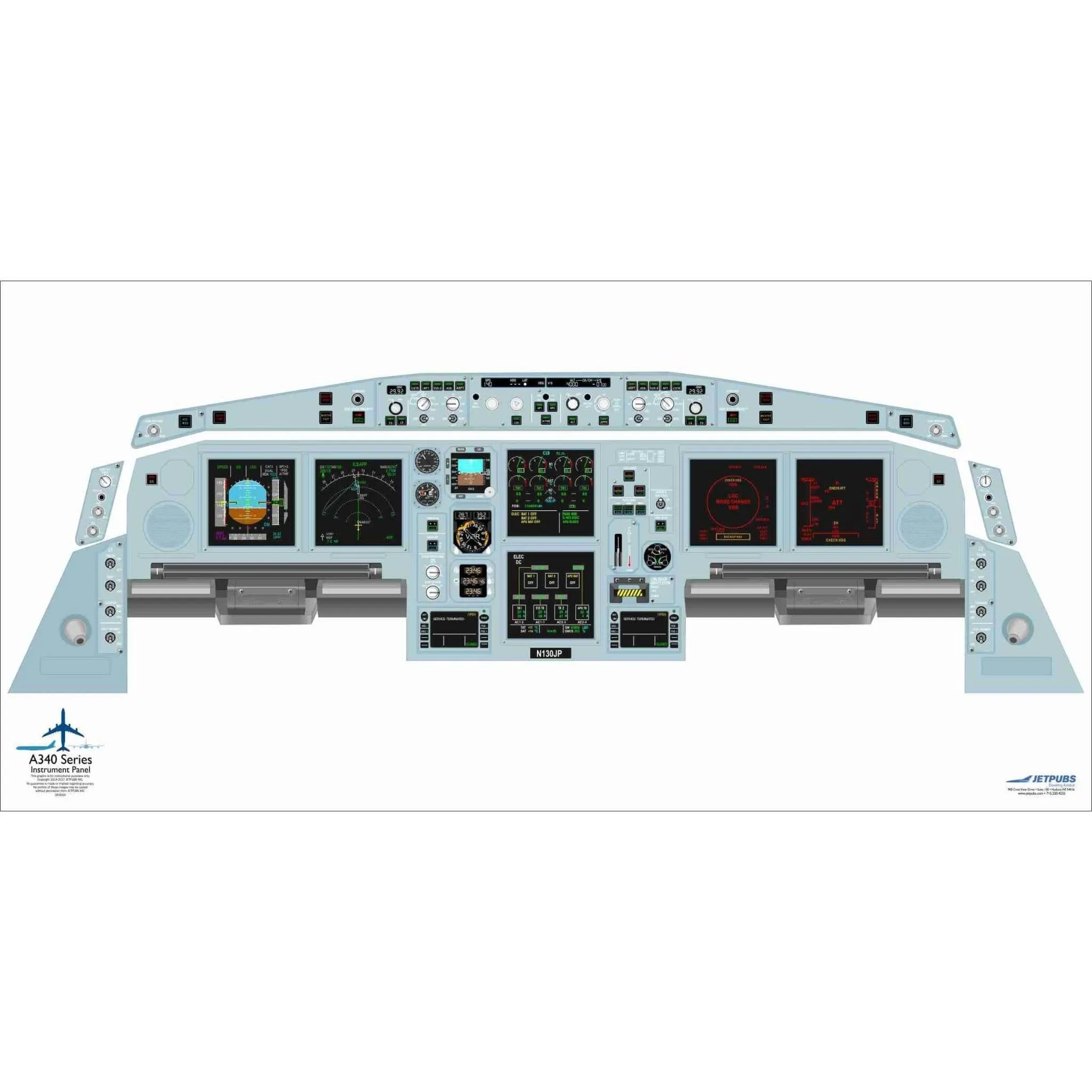 Airbus 18" x 36" Cockpit Posters