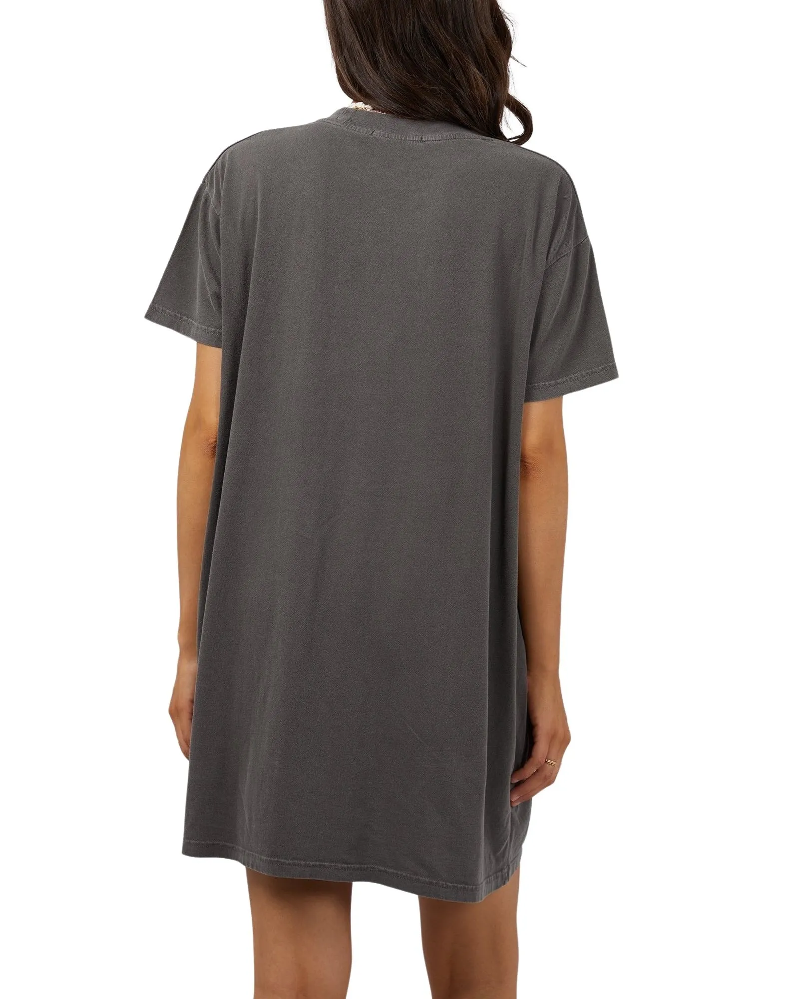 All About Eve - Classic Tee Dress - Charcoal