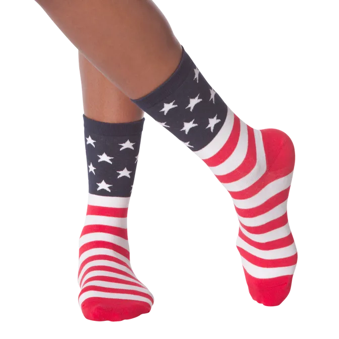 American Flag Socks