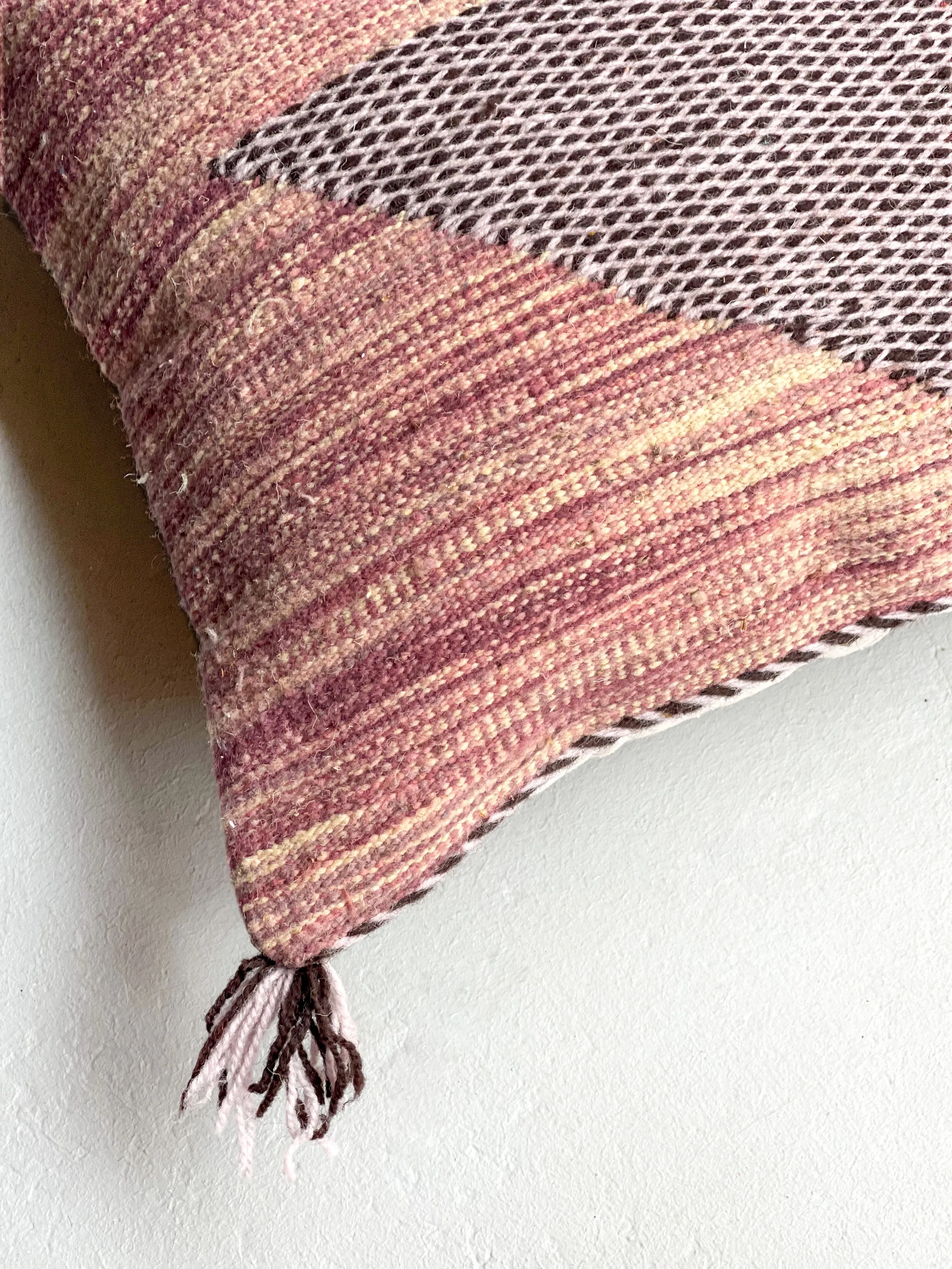 Anzal's Flatweave x Zanafi Pillow - Purple