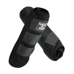 Back on Track Supreme Exercise Boots w/ Shock Absorbent Pad- Black