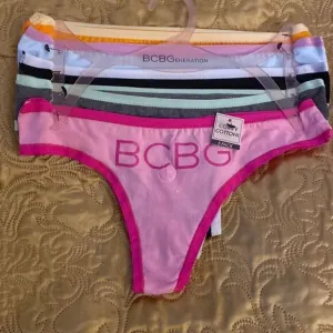 BCBGENERATION BRAND NEW 5-PACK COMFY COTTONI THONG