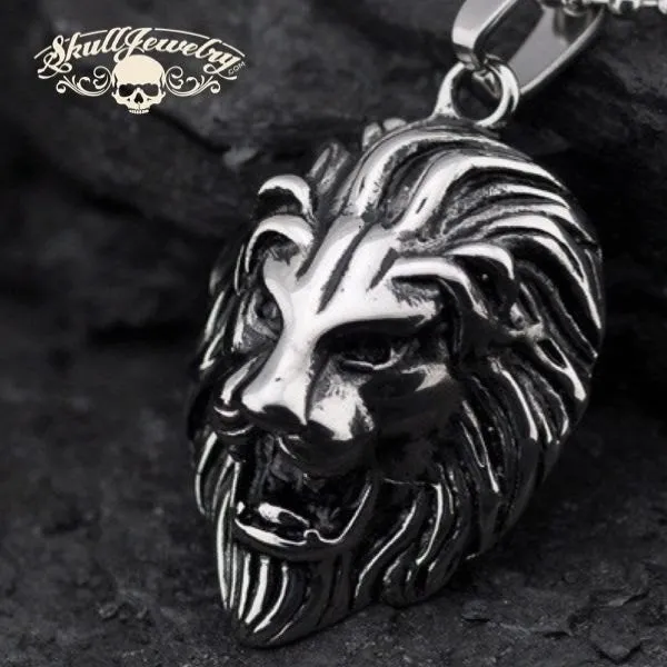 Big, Bold Lion Pendant (#p157)