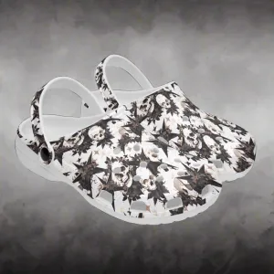 Black Star Skulls Rok-Clogs