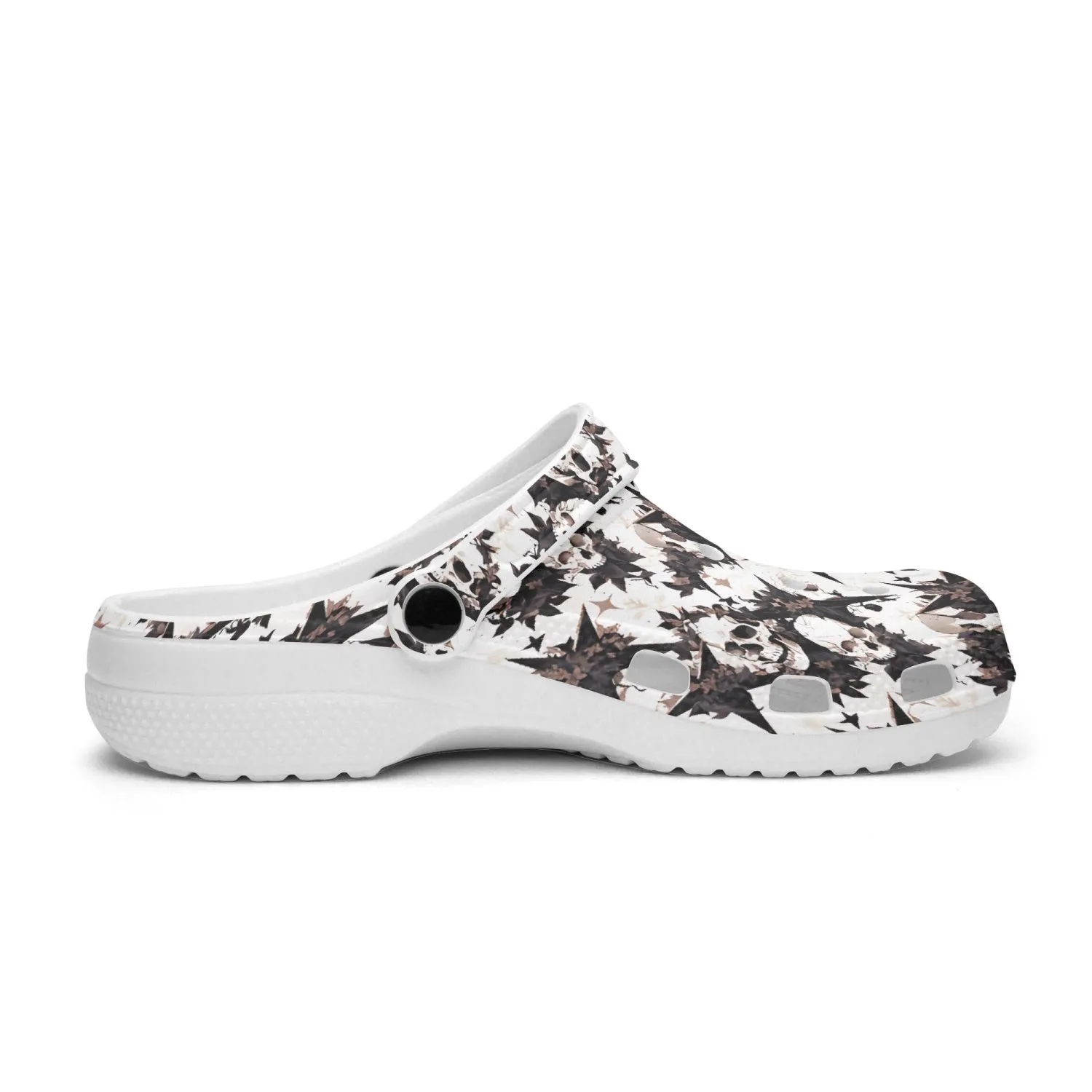 Black Star Skulls Rok-Clogs