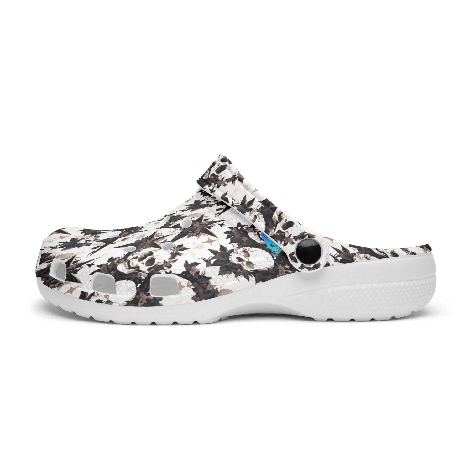 Black Star Skulls Rok-Clogs
