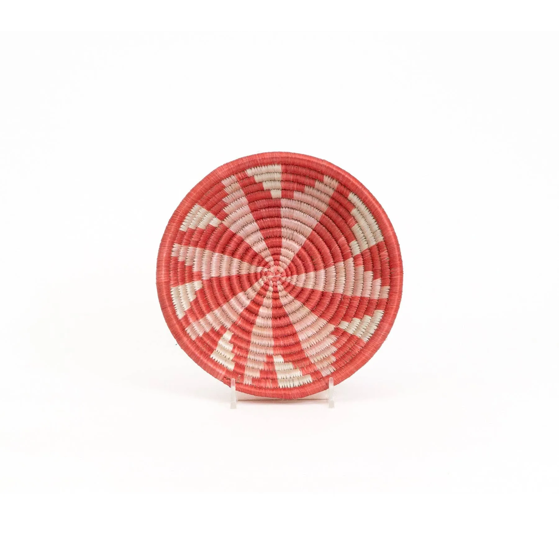 Bloom Woven Bowl - 6" Coral Virunga