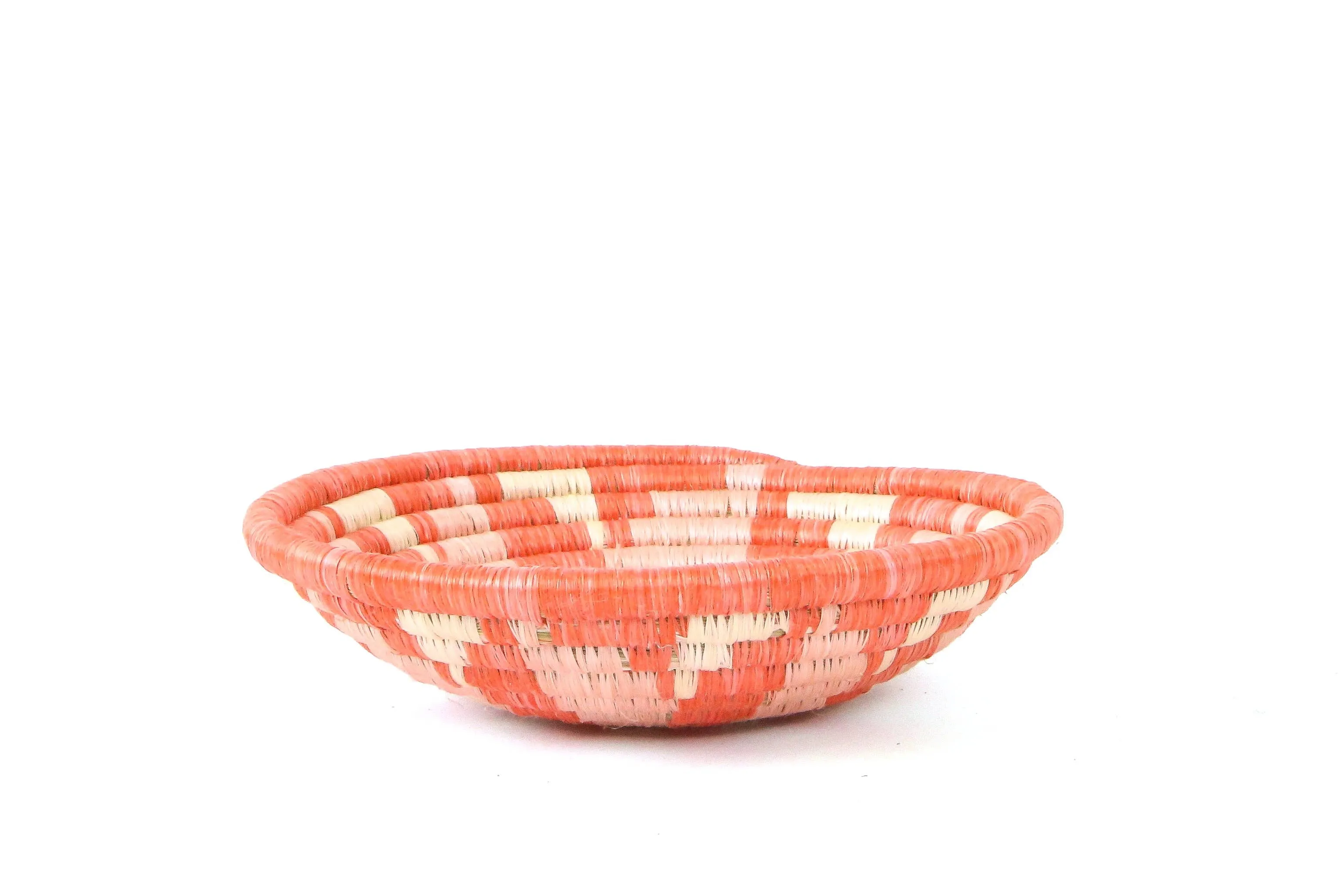 Bloom Woven Bowl - 6" Coral Virunga