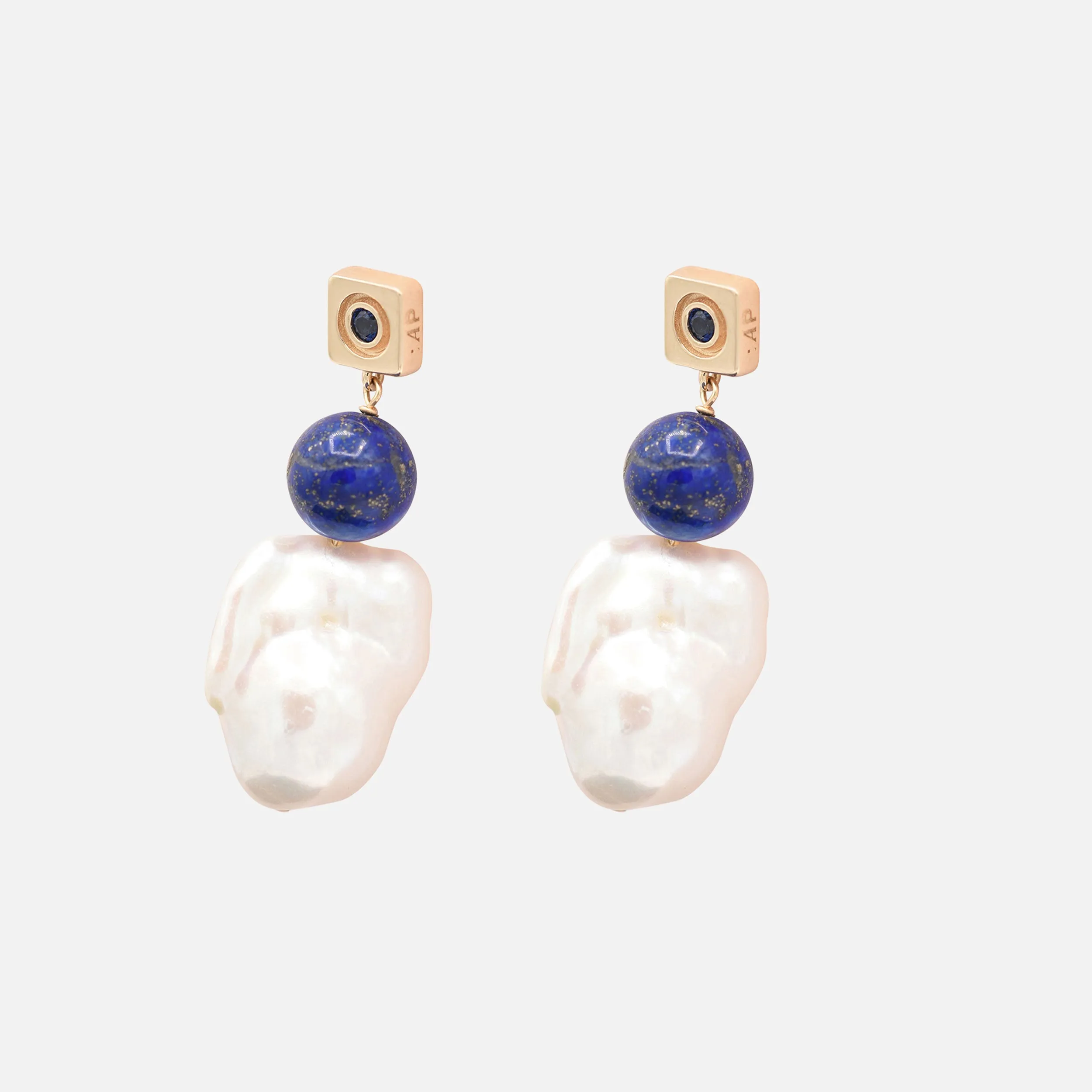BOLD Earrings, 14k Gold