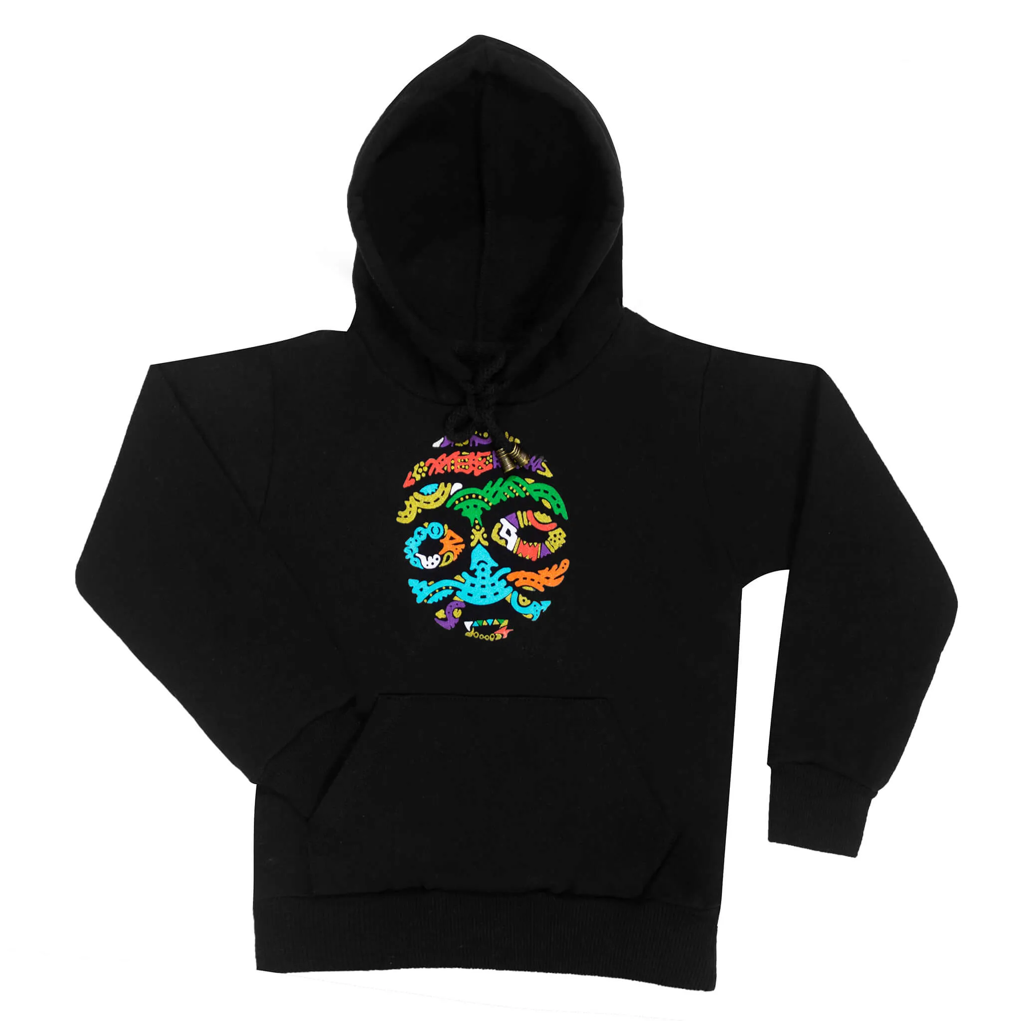 BORNO MAIDUGURI WARRIOR MASK WITH BLACK EYES TODDLER HOODIE