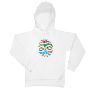 BORNO MAIDUGURI WARRIOR MASK WITH BLACK EYES TODDLER HOODIE