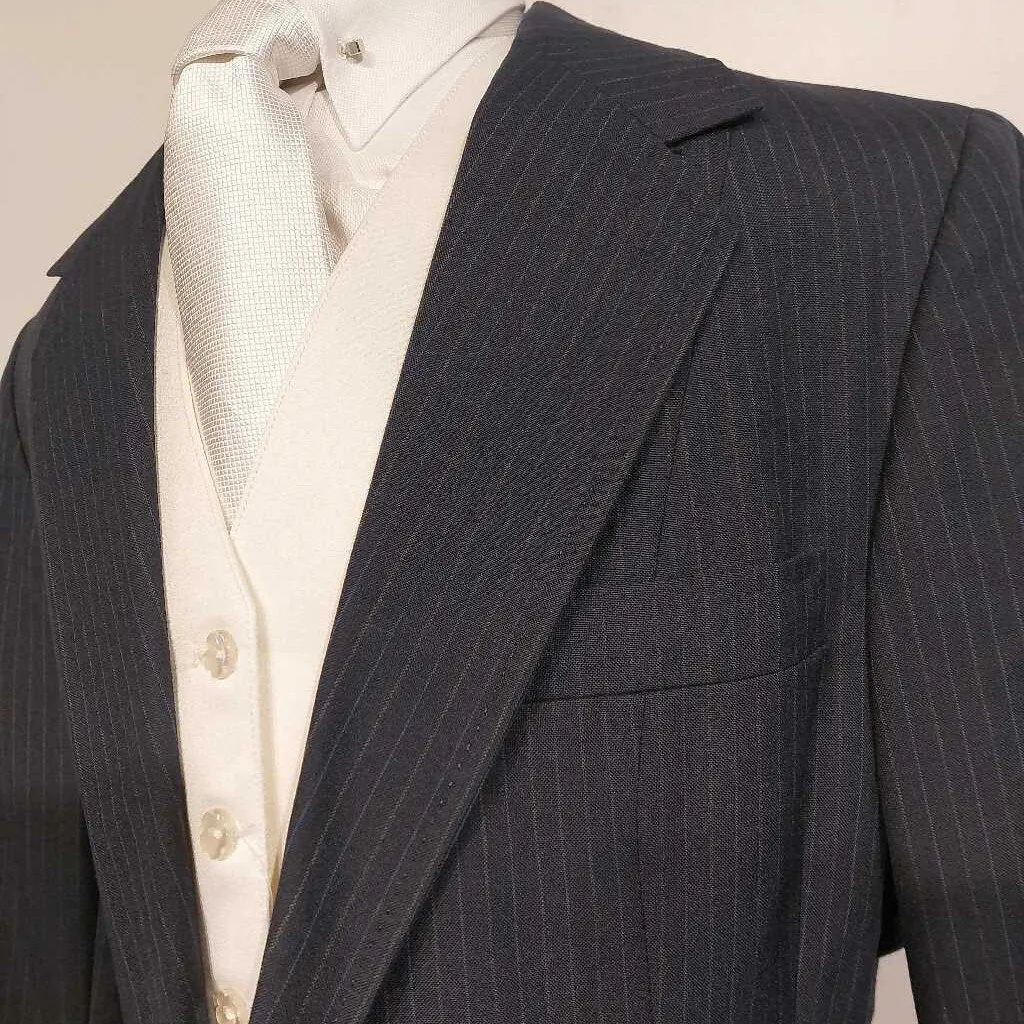 Boys Three Piece Navy Suit