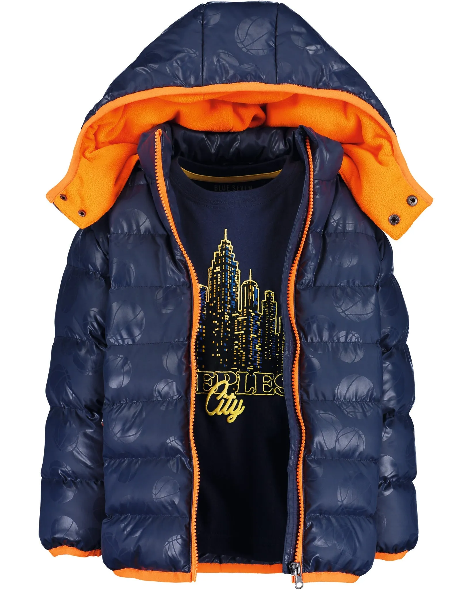 Boys Woven High Neck Jacket