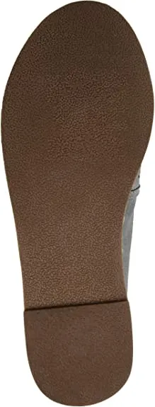 Brinley Co. Womens Pinhole Espadrille Flat Grey, 9 Regular US