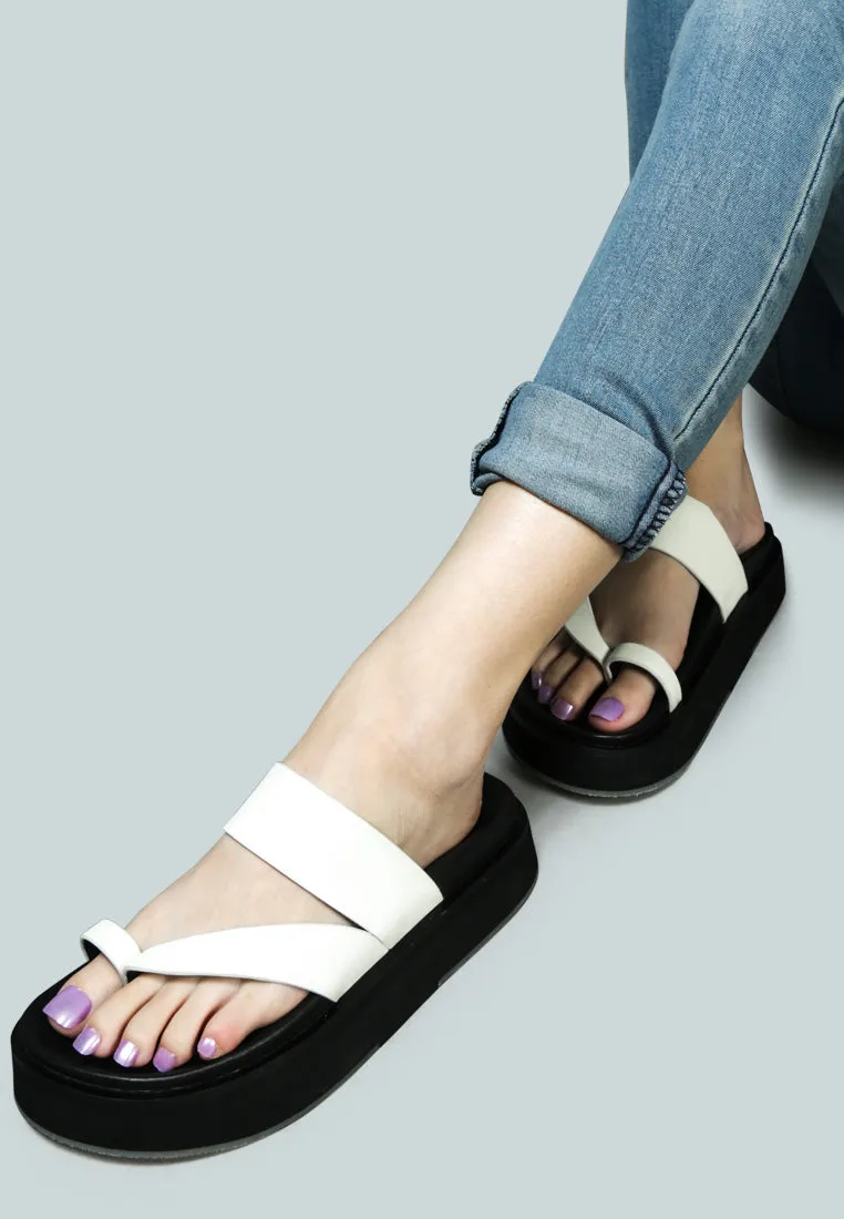 Bullock Slip-On Leather Sandal By Ruw