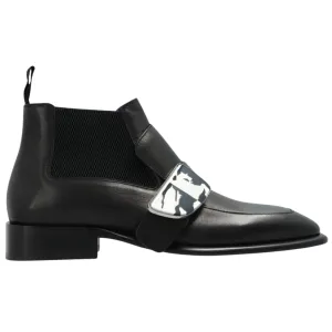 Burberry 8087314 Burberry Shield Ankle Boots Black Shield Boot Male
