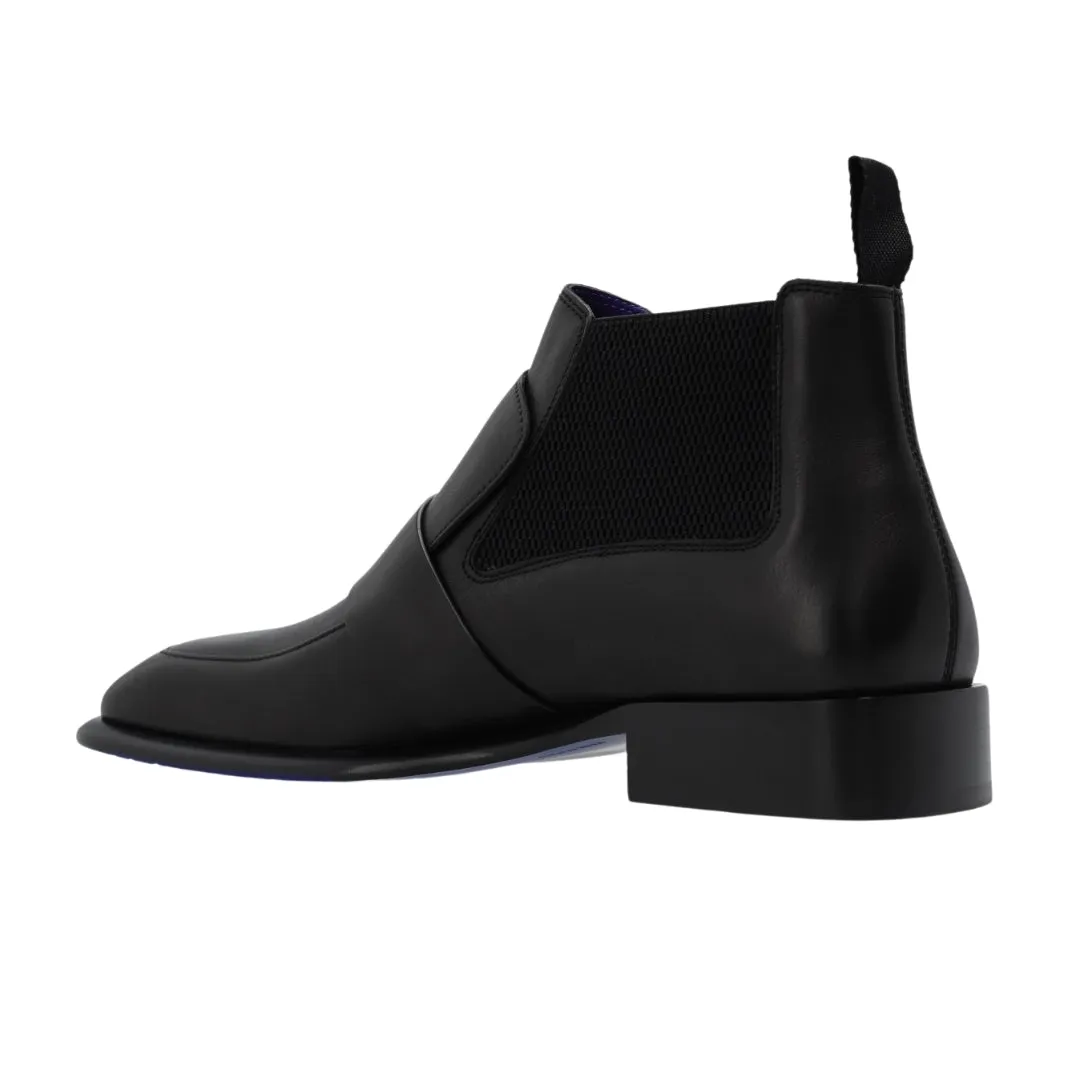 Burberry 8087314 Burberry Shield Ankle Boots Black Shield Boot Male