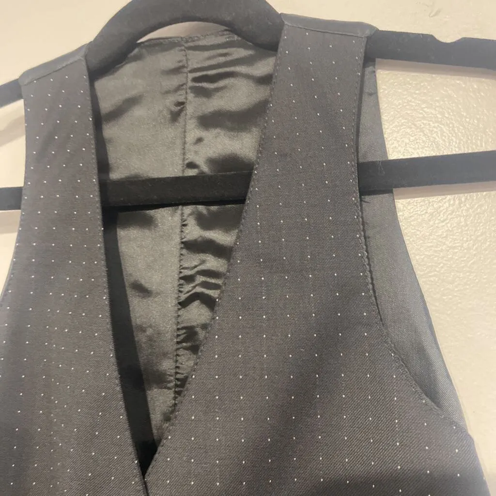 Carl Meyers Black Vest with White Dots