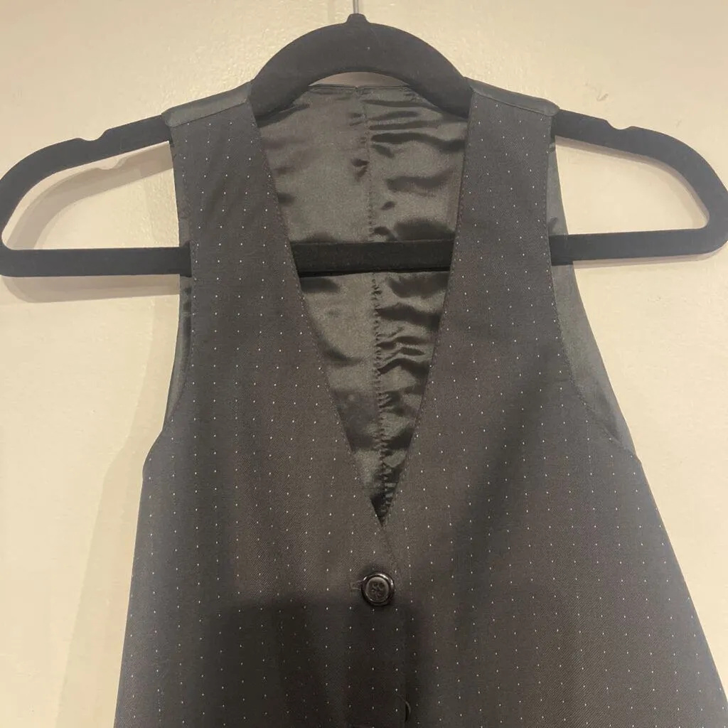 Carl Meyers Black Vest with White Dots