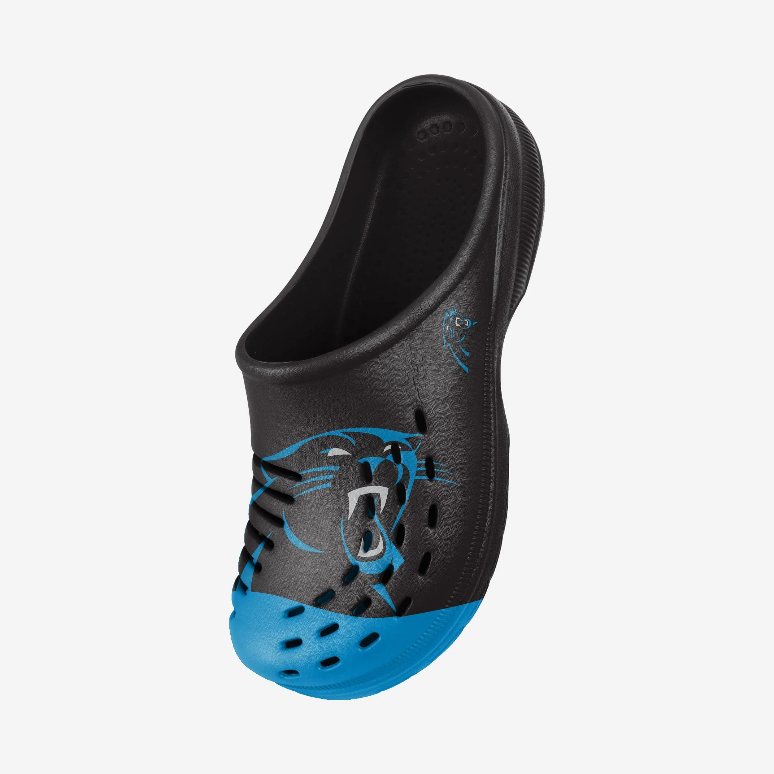 Carolina Panthers Colorblock Big Logo Clog
