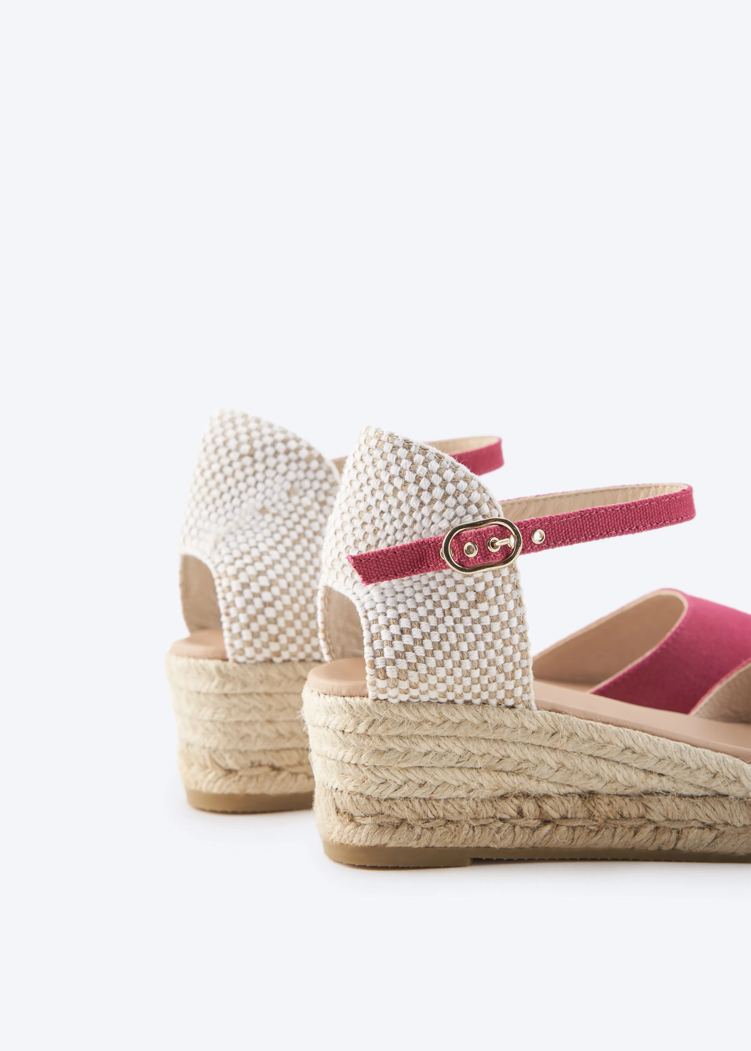 Cavall Limited Edition Canvas Espadrille Sandal Wedges