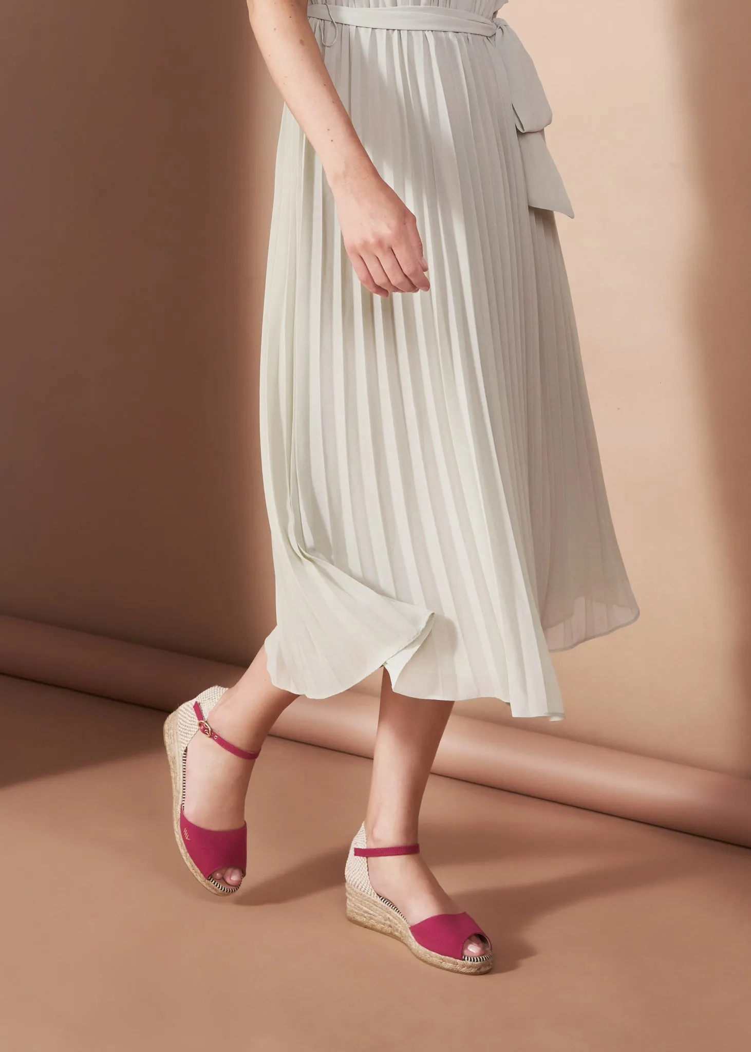 Cavall Limited Edition Canvas Espadrille Sandal Wedges