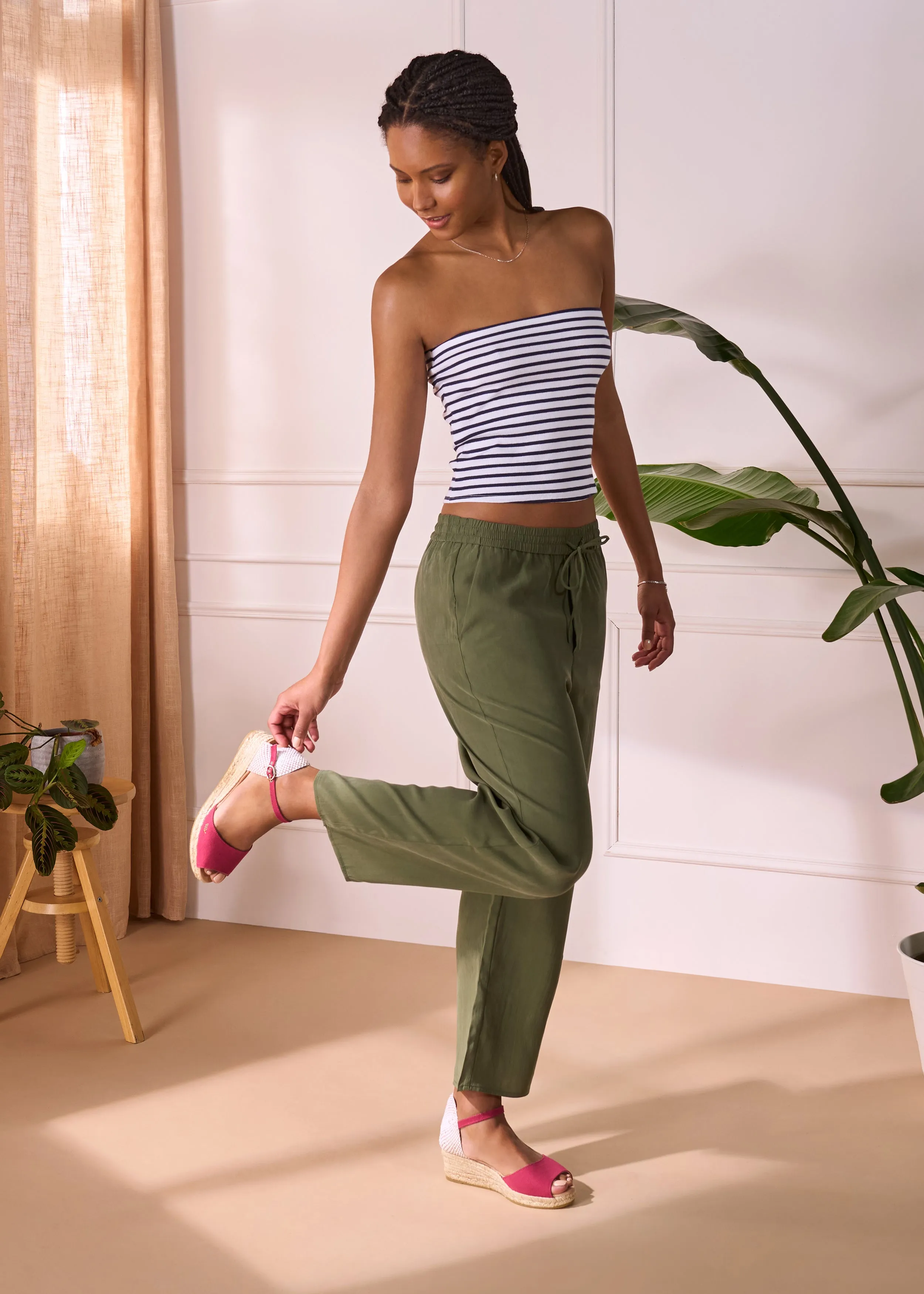 Cavall Limited Edition Canvas Espadrille Sandal Wedges