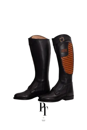 Cavallé Signature Polo Boot – Dark Havana Elite Edition for Women
