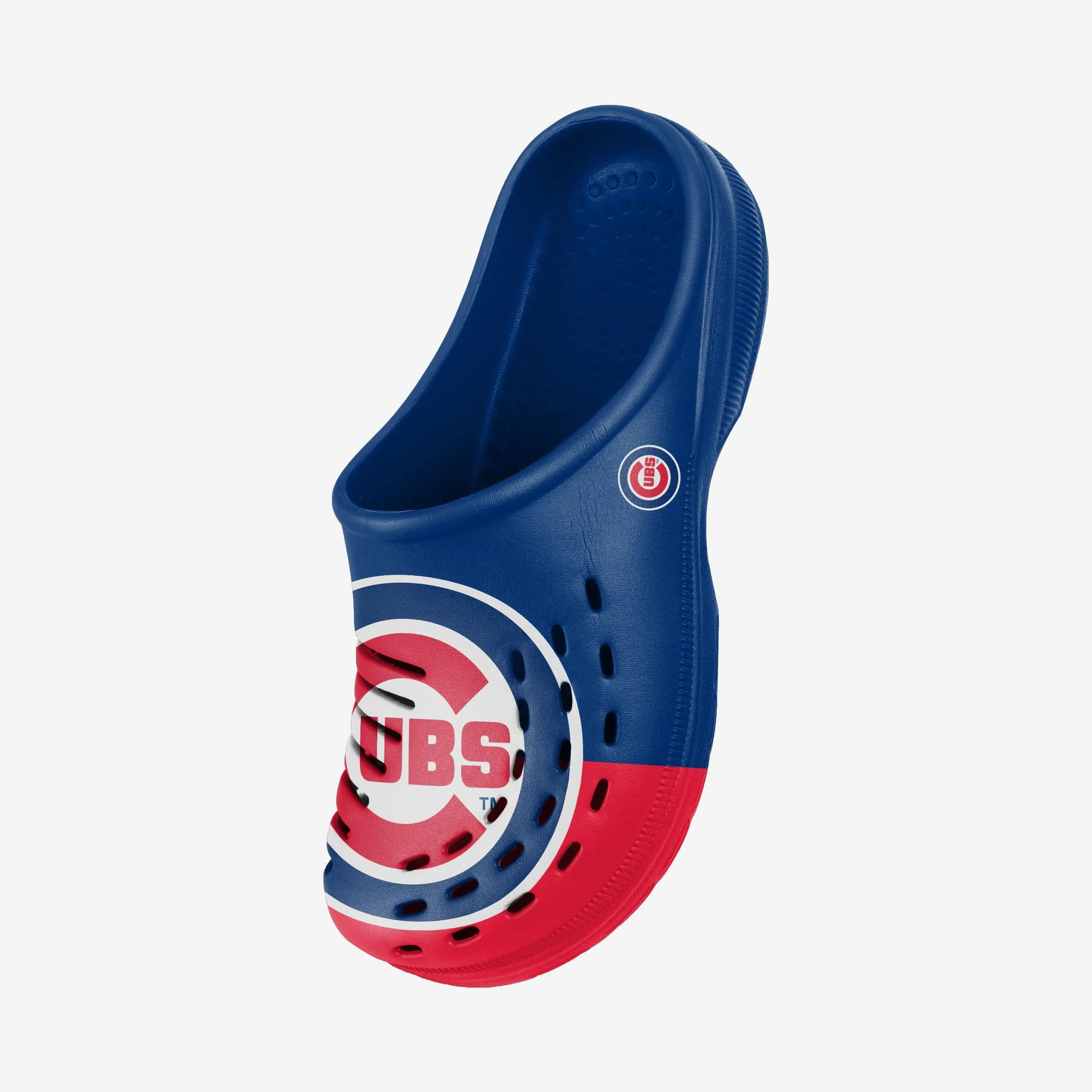 Chicago Cubs Mens Colorblock Big Logo Clog