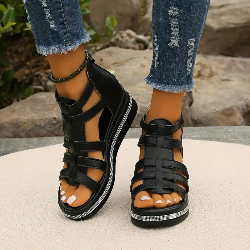 Chloe | Elegant Wedge Sandals
