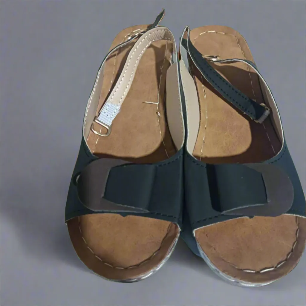 Clara | Retro Wedge Sandals for Women – Comfort and Style