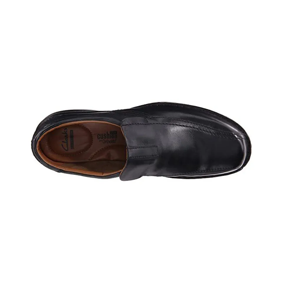 Clarks Men's Escalade Step Black Leather