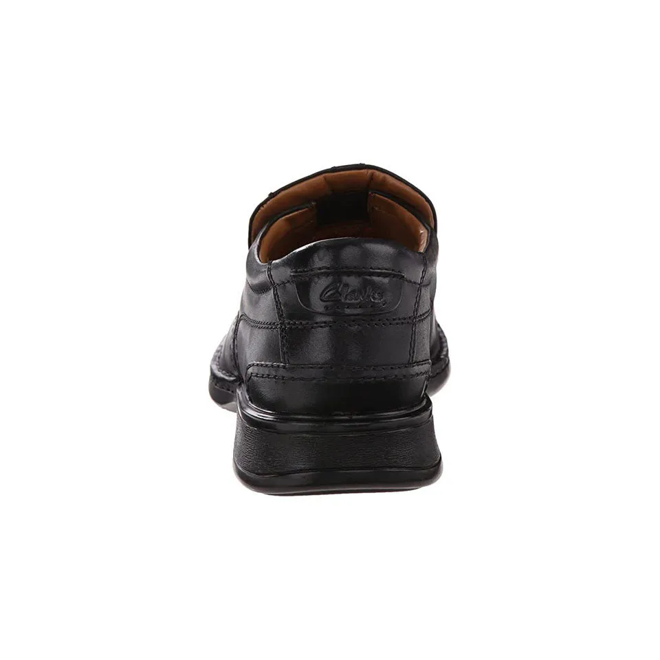 Clarks Men's Escalade Step Black Leather