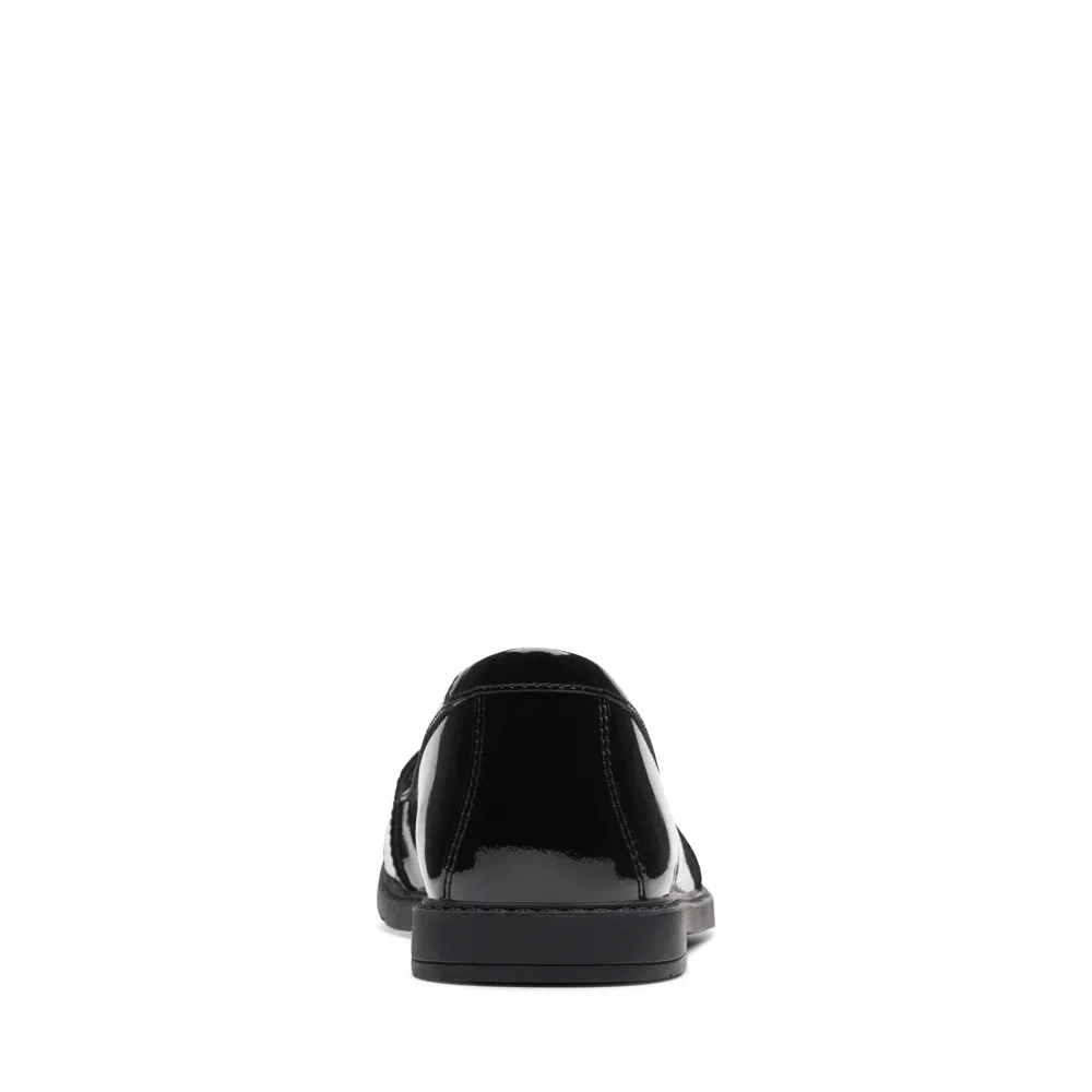 Clarks - ScalaLoafer Y. - Black Patent - School Shoes