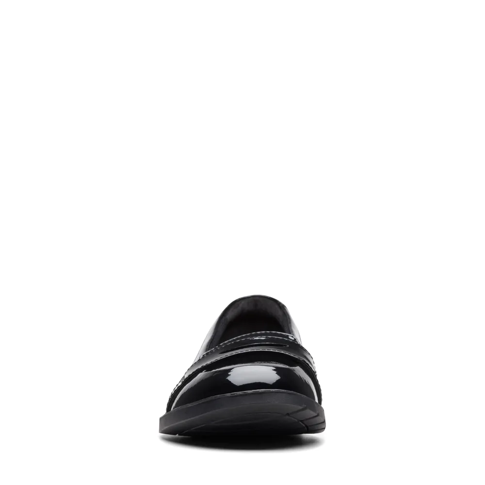 Clarks - ScalaLoafer Y. - Black Patent - School Shoes