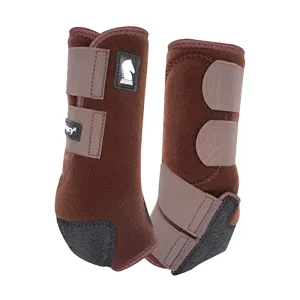 Classic Equine Legacy2 Hind Protective Boots- Chocolate