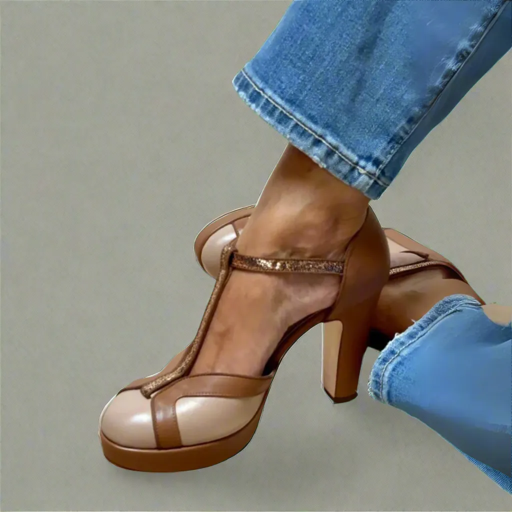 Criselmara | Elegant Comfortable Sandals with Heel
