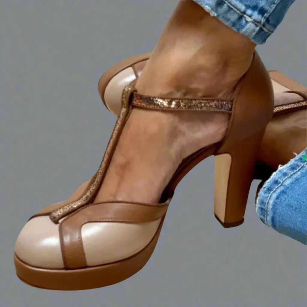 Criselmara | Elegant Comfortable Sandals with Heel