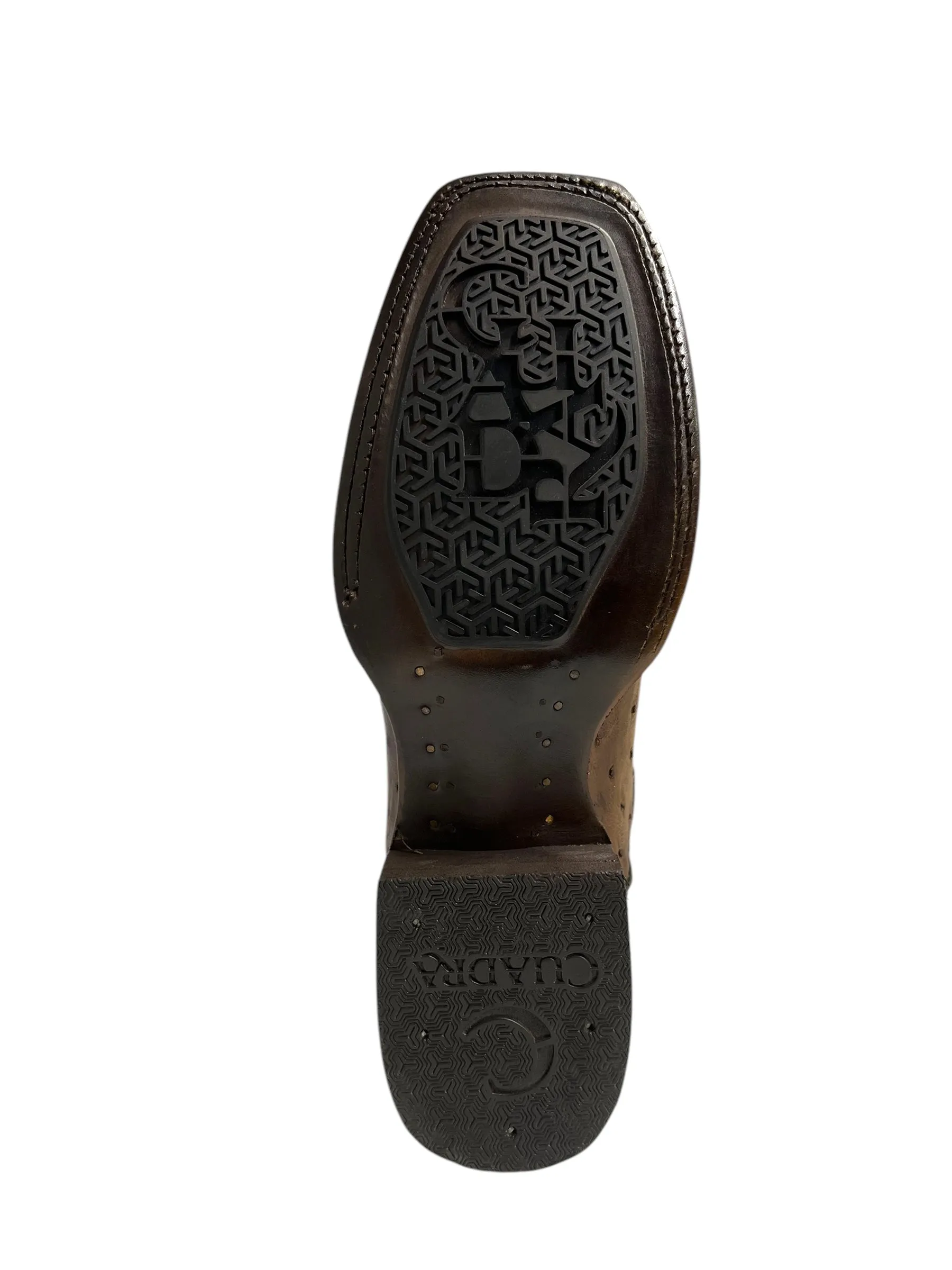 Cuadra Lugano Brown Embroidery Square Toe - CU744