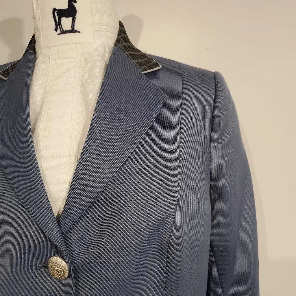 Custom Slate Blue / Silver Hunt Coat