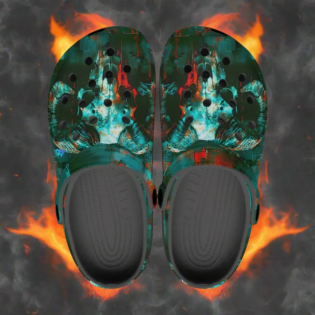 Demon Skull Rok-Clogs
