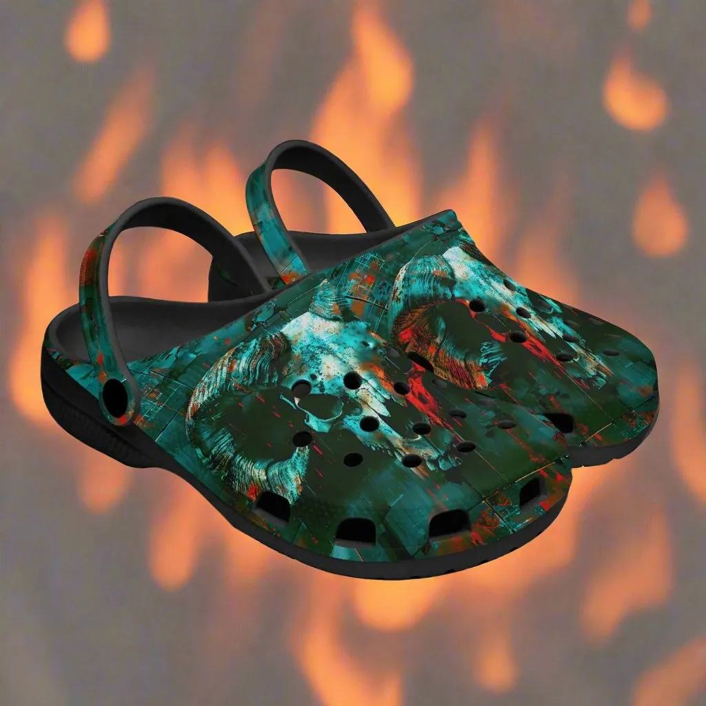 Demon Skull Rok-Clogs