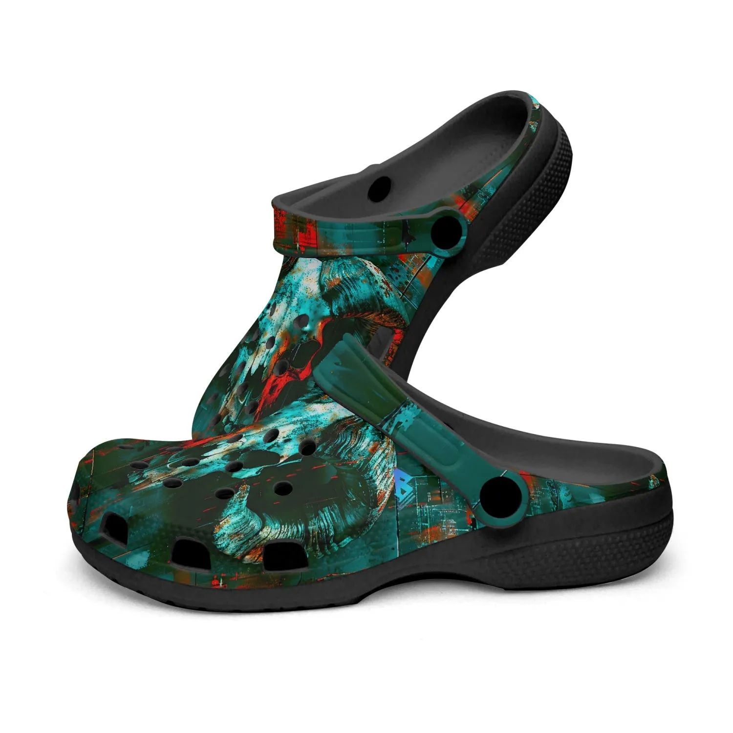 Demon Skull Rok-Clogs